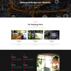 Service Website Template